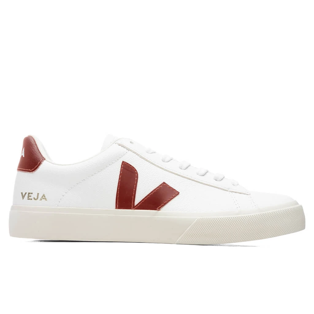 Veja Women's Campo Chromefree - Extra White/Rouille 1 Veja Women's Campo Chromefree - Extra White/Rouille
