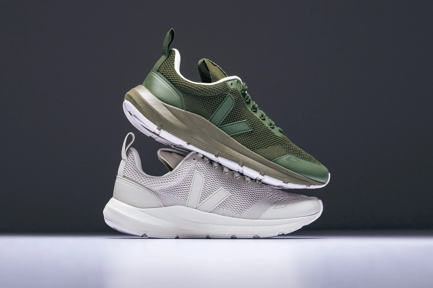 Veja X Rick Owens Performance Runner V-Knit - Hunter 6 Veja X Rick Owens Performance Runner V-Knit - Hunter - Image 6