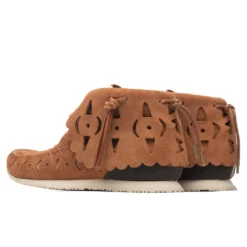 FBT Bearfoot Perf-Folk - Light Brown -Urban Fashion Sales Visvim FBT Bearfoot Perf Folk Light Brown 0121102002004 LBRN 04 07 2021 01 3