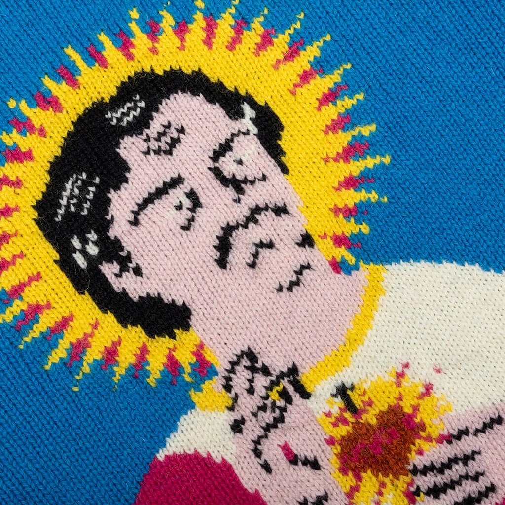 Crewneck Sweater Type-2 - Blue 3 Crewneck Sweater Type-2 - Blue - Image 3