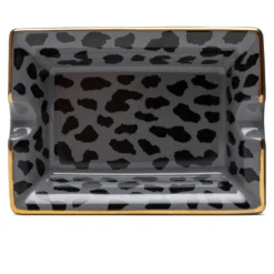 Leopard Ashtray Type-1 - Grey