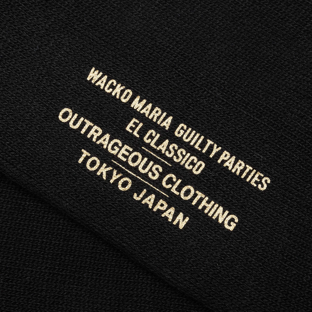 Skater Socks Type-1 - Black/Pink 2 Skater Socks Type-1 - Black/Pink - Image 2