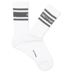 Skater Socks Type 3 - White/Grey