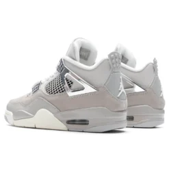 Women's Air Jordan 4 Retro ‘Frozen Moments’ - Light Iron Ore/Sail/Neutral Grey -Urban Fashion Sales Women s Air Jordan 4 Retro Light Iron Ore Sail Neutral Grey AQ9129 001 08 11 23 Feature KN 5