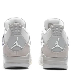 Women's Air Jordan 4 Retro ‘Frozen Moments’ - Light Iron Ore/Sail/Neutral Grey -Urban Fashion Sales Women s Air Jordan 4 Retro Light Iron Ore Sail Neutral Grey AQ9129 001 08 11 23 Feature KN 6