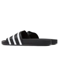 Adidas Originals Adilette Slides - Core Black -Urban Fashion Sales adidas originals adilette slides core black 3