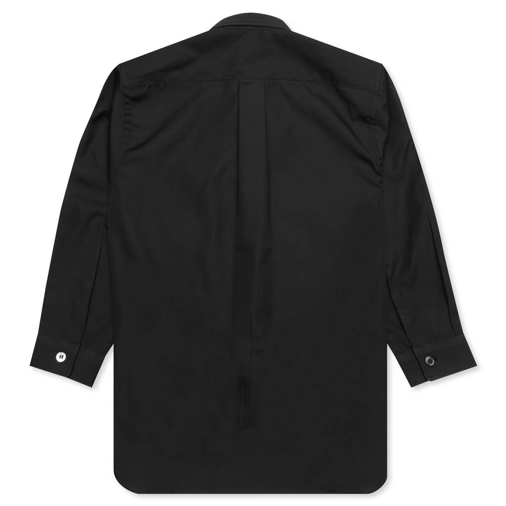 Kid's Button Up Shirt - Black 2 Kid's Button Up Shirt - Black - Image 2