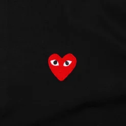 Red Emblem Button Down - Black 8 Red Emblem Button Down - Black -Urban Fashion Sales comme des garcons play red emblem button down black 3