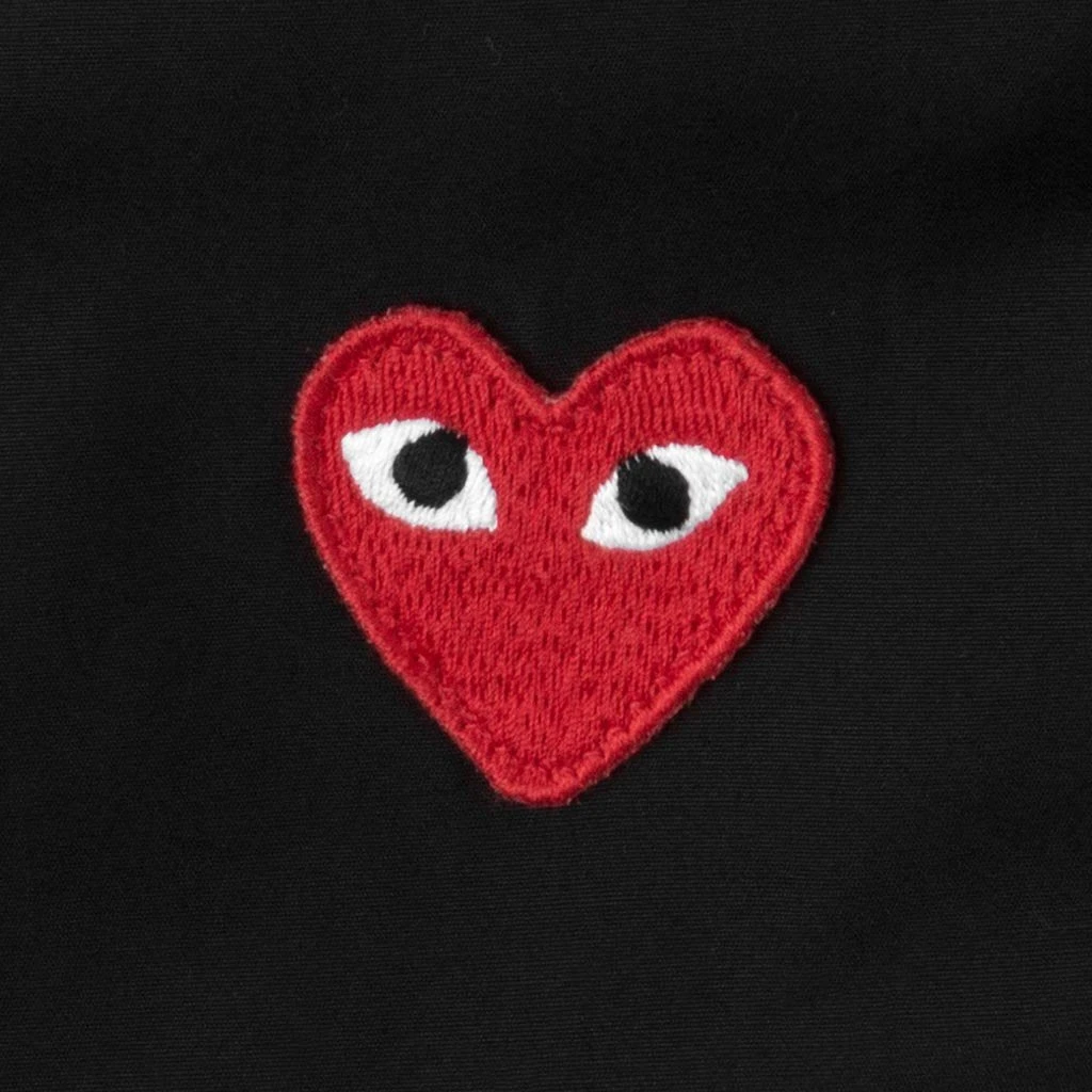 Women's Red Heart Button Up - Black 4 Women's Red Heart Button Up - Black - Image 4