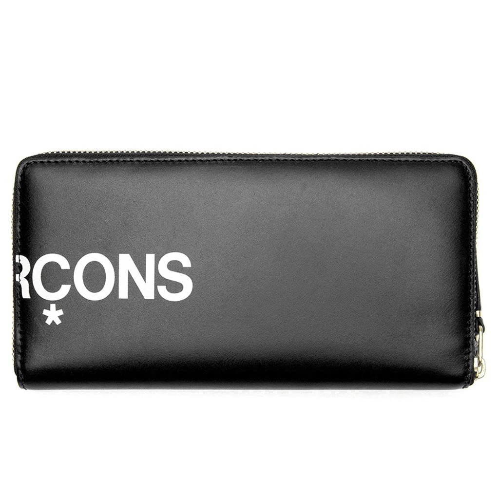 Comme Des Garcons SA0111 Huge Logo Leather Wallet - Black 3 Comme Des Garcons SA0111 Huge Logo Leather Wallet - Black - Image 3