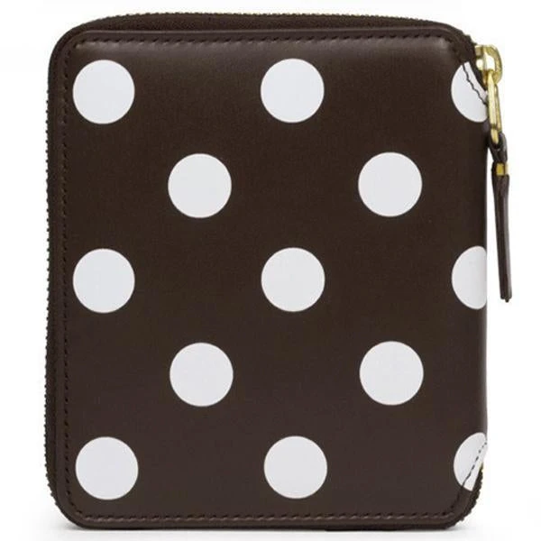 Comme Des Garcons Polka Dots Wallet - Brown 2 Comme Des Garcons Polka Dots Wallet - Brown - Image 2