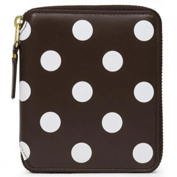 Urban Fashion Sales -Urban Fashion Sales comme des garcons sa2100 polka dot wallet brown sa2100pd brn