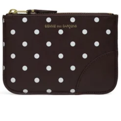 Comme Des Garcons SA8100 Polka Dots Wallet - Brown