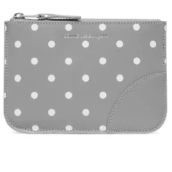 Comme Des Garcons SA8100 Polka Dots Wallet - Grey
