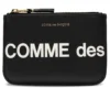 Comme Des Garcons Huge Logo Wallet - Black