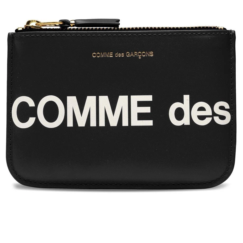 Comme Des Garcons Huge Logo Wallet - Black 1 Comme Des Garcons Huge Logo Wallet - Black