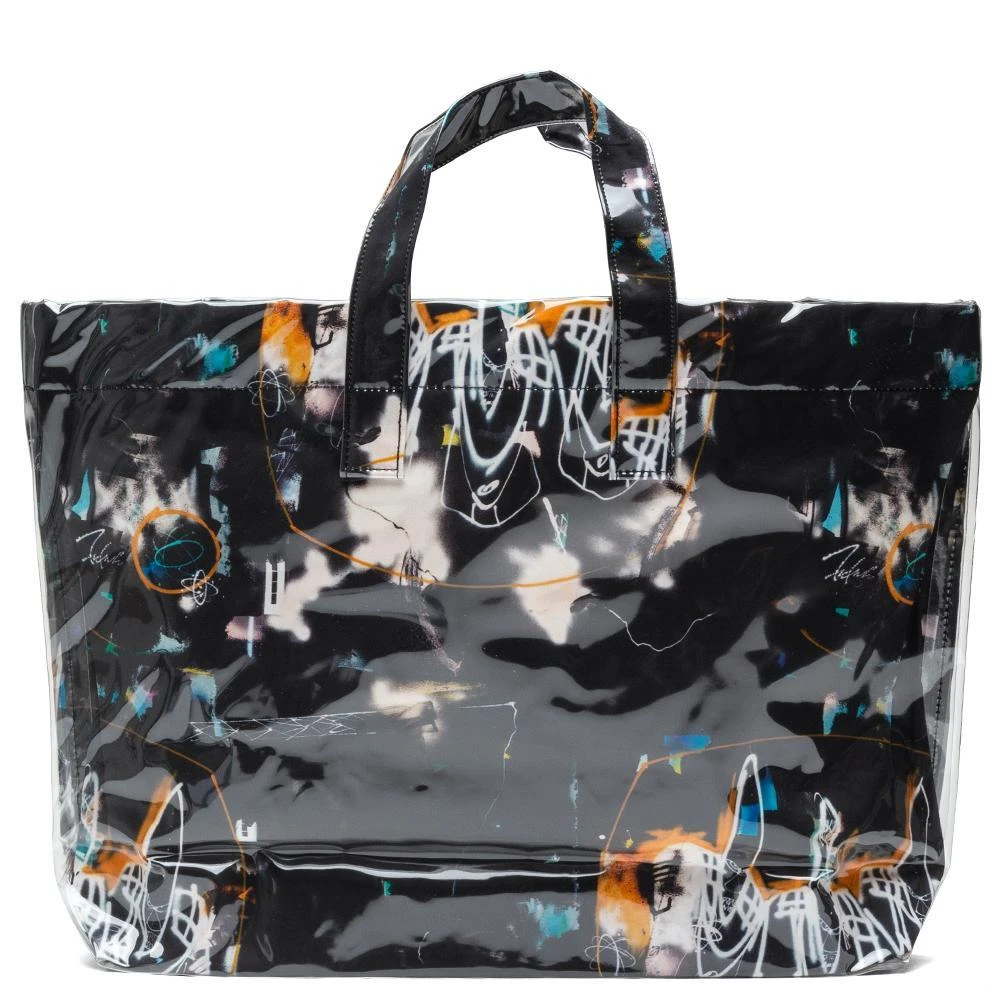 Comme Des Garcons SHIRT X Futura Wide Tote Bag - Black 2 Comme Des Garcons SHIRT X Futura Wide Tote Bag - Black - Image 2