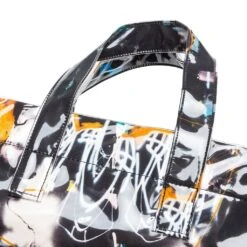 Comme Des Garcons SHIRT X Futura Wide Tote Bag - Black 8 Comme Des Garcons SHIRT X Futura Wide Tote Bag - Black -Urban Fashion Sales comme des garcons shirt x futura wide tote bag black w28610 1 os 4