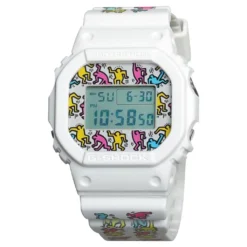 G-Shock X Keith Haring DW5600 - White/Multi
