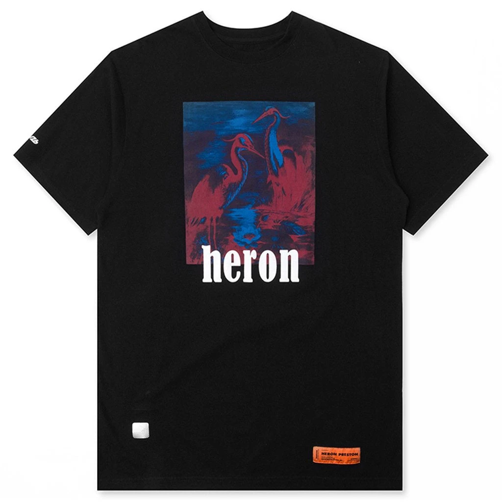 Herons S/S T-Shirt - Black 1 Herons S/S T-Shirt - Black