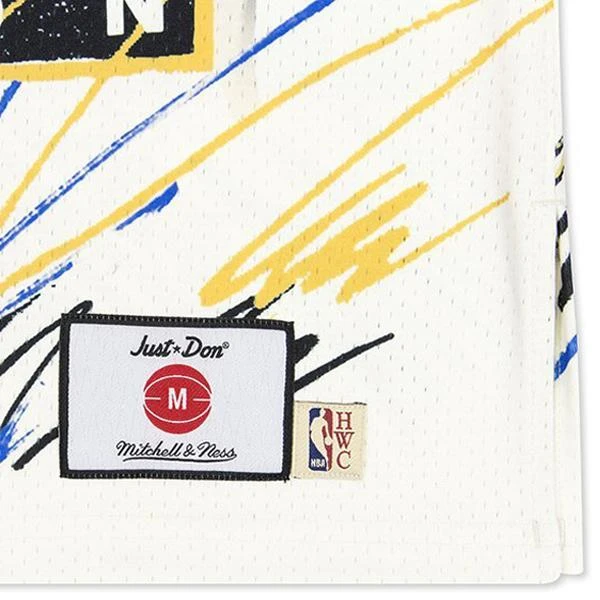 Just Don 'Golden State Warriors' Sublimated Jersey - Pattern Off White 3 Just Don 'Golden State Warriors' Sublimated Jersey - Pattern Off White - Image 3