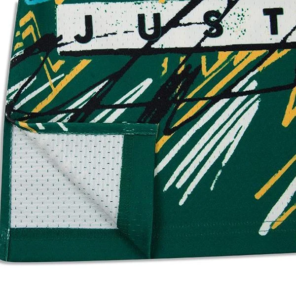 Just Don 'Seattle Supersonics' Sublimated Jersey - Pattern Kelly Green 4 Just Don 'Seattle Supersonics' Sublimated Jersey - Pattern Kelly Green - Image 4