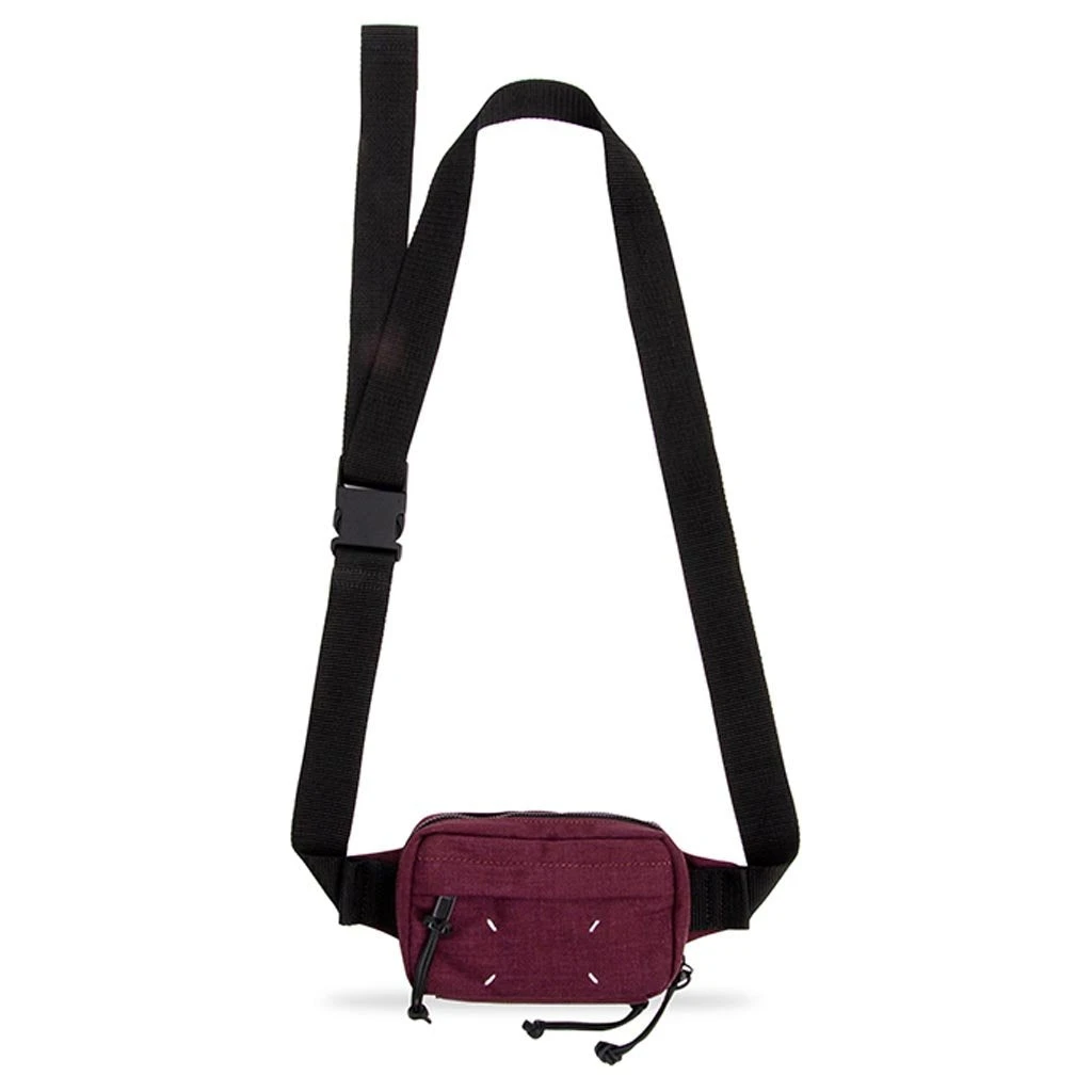 Maison Margiela Mini Crossbody Pouch - Burgundy 1 Maison Margiela Mini Crossbody Pouch - Burgundy