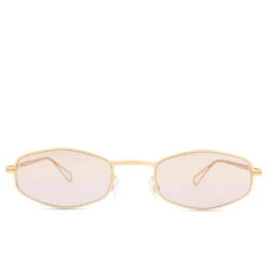 Mykita X Bernhard Willhelm Silver - Glossy Gold/Soft Brown Solid