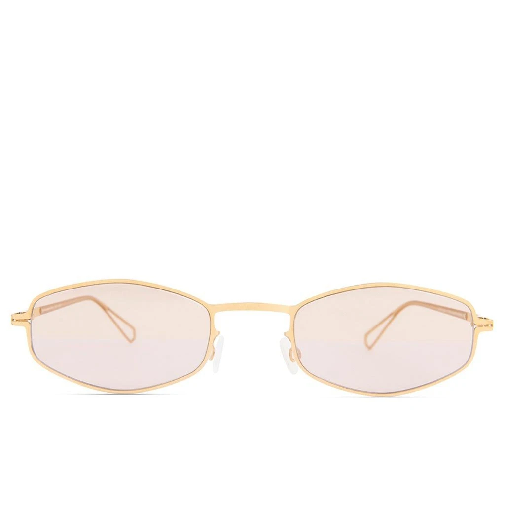 Mykita X Bernhard Willhelm Silver - Glossy Gold/Soft Brown Solid 1 Mykita X Bernhard Willhelm Silver - Glossy Gold/Soft Brown Solid