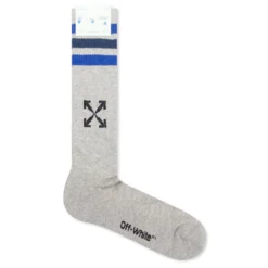 Extra Long Sport Socks - Light Grey/Grey