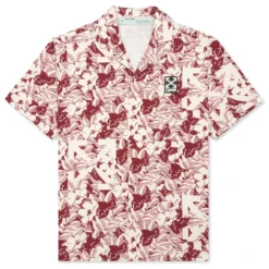 Floral Holiday Shirt - All Over Red