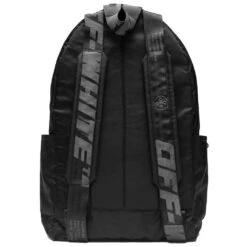 Off Wavy Logo Backpack - Black/White -Urban Fashion Sales off white co virgil abloh off wavy logo backpack blackwhite omnb003r20e480041001 os 4