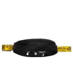 OW Logo Nylon Basic Fannypack - Black/White