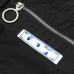 OW Logo Tote - Black/White -Urban Fashion Sales off white co virgil abloh ow logo tote blackwhite omna054e20fab0021001 3