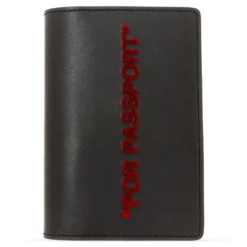 Quote Passport - Black/Red