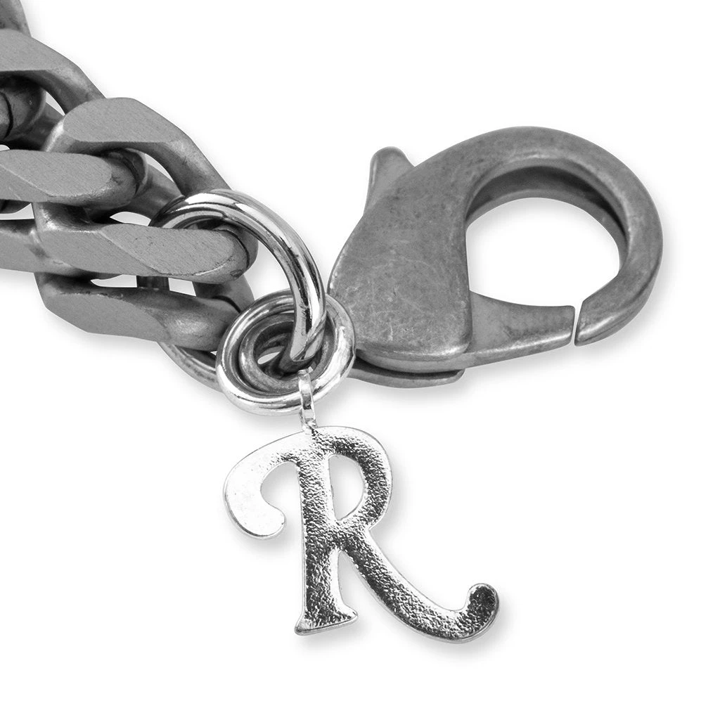 Raf Simons Square Chain Bracelet - Nickel 2 Raf Simons Square Chain Bracelet - Nickel - Image 2