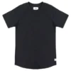 Ringspun Short Sleeve Raglan Tee - Black