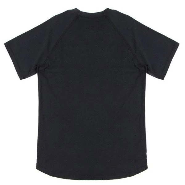 Ringspun Short Sleeve Raglan Tee - Black 4 Ringspun Short Sleeve Raglan Tee - Black - Image 4
