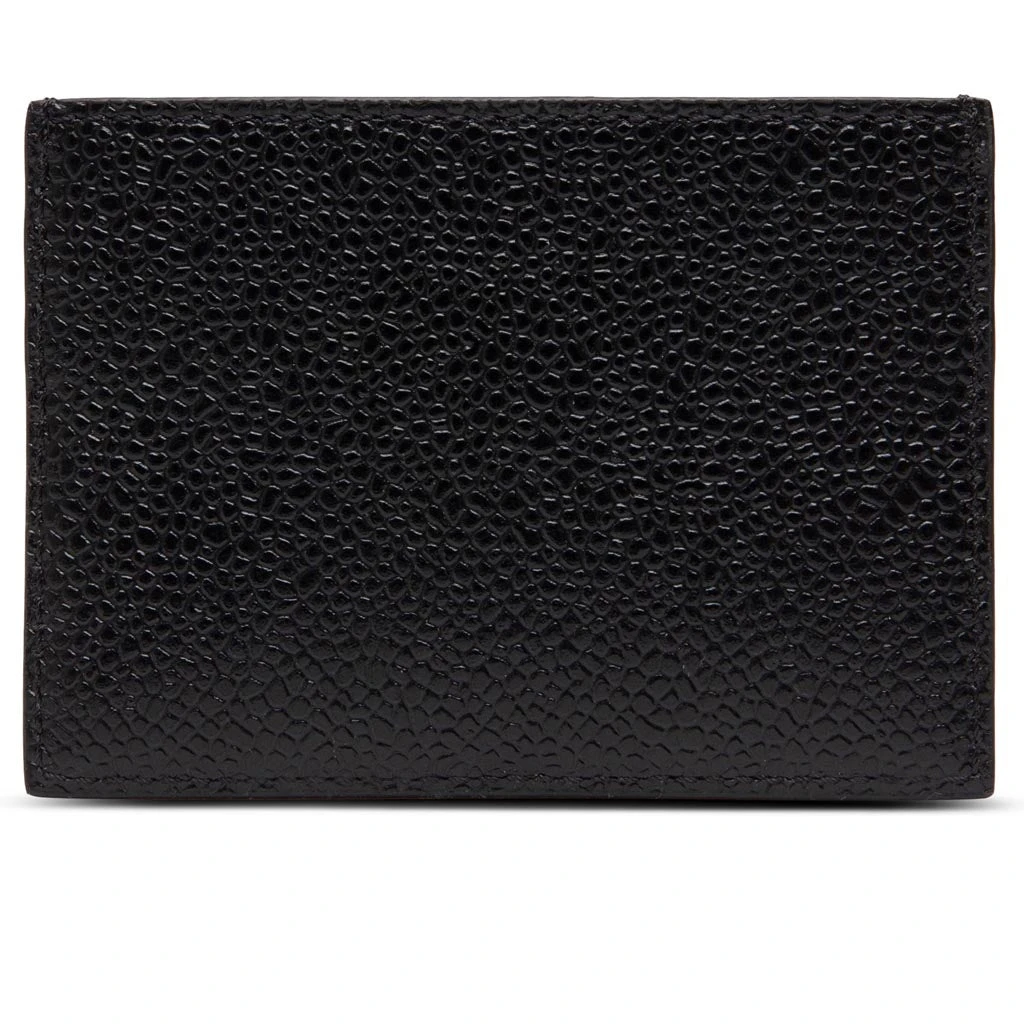 Intarsia Stripe Single Card Holder -Black 2 Intarsia Stripe Single Card Holder -Black - Image 2