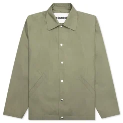 Jil Sander Logo Jacket - Medium Green