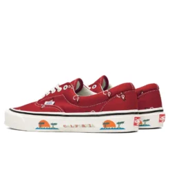 OG Era LX "Paisley" - Pompeian Red/White 6 OG Era LX "Paisley" - Pompeian Red/White -Urban Fashion Sales vans vault og era lx paisley pompeian redwhite 3