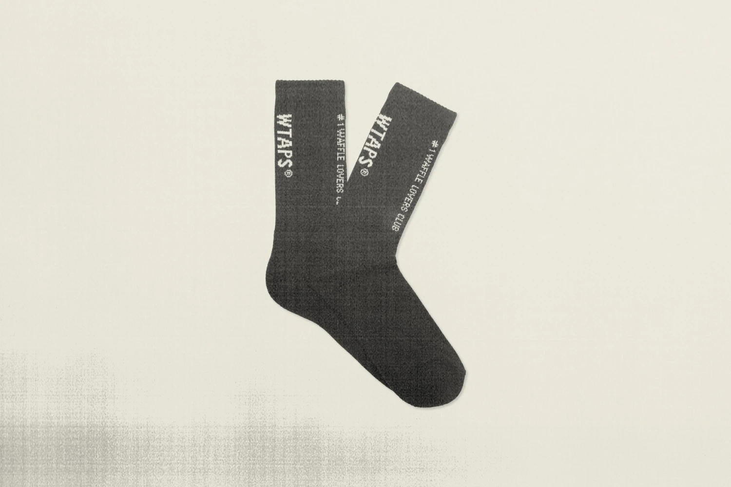 Vans X WTAPS Coordinates Crew Socks (9.5-13) - Black 4 Vans X WTAPS Coordinates Crew Socks (9.5-13) - Black - Image 4