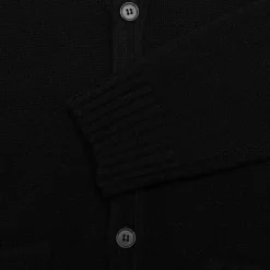 Classic Cardigan 'Type 3' - Black -Urban Fashion Sales wacko maria classic cardigan type 3 black 4