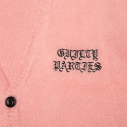 Mohair Cardigan 'Type 3' - Pink -Urban Fashion Sales wacko maria mohair cardigan type 3 pink 3