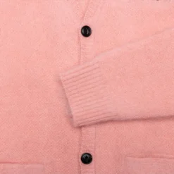 Mohair Cardigan 'Type 3' - Pink -Urban Fashion Sales wacko maria mohair cardigan type 3 pink 4