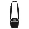 Washed Canvas Shoulder Bag - Black